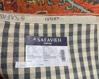 Safavieh Heritage Collection Rust/Navey 100% Wool Pile 5' x 5' square Rug - $75.00 - $125.00