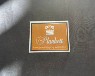 Vintage Plunkett Furniture Leather Sofa with Cushion - $975.00