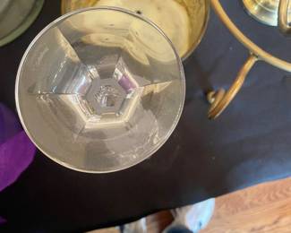 Waterford Marquis Clear Crystal Candlesticks Pair 8 Inch - $58.00/Pair