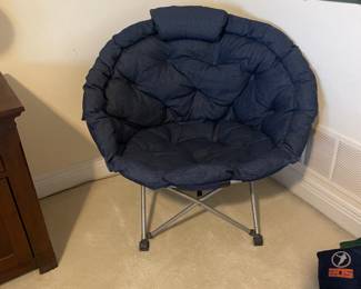 Folding Soft Moon/Saucer Chair -$36.00