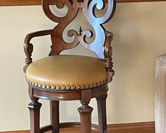 Frontgate Brianna Swivel Counter Stools - 21"W x 25"D x45-3/4"H & 26" Round Seat - $525.00 (set of 3) Or $180 Each     