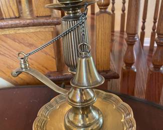 Vintage Frederick Cooper Brass Candlestick Table Lamp - $187.00