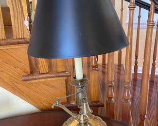 Vintage Frederick Cooper Brass Candlestick Table Lamp - $187.00
