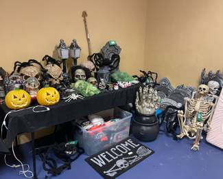 Large Collection of Halloween Decorations 
