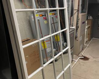 Pair of Mirrored Window Haning Wall Art, 40" x 67" - $275.00