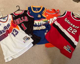 Basketball Jerseys and Collection of Sports Jerseys and Sports Caps