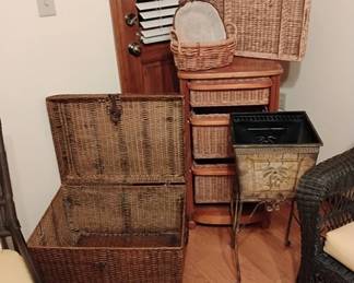 Wicker baselts and furnitrue