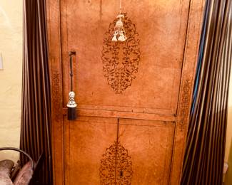 Antique chest 5 ft high.