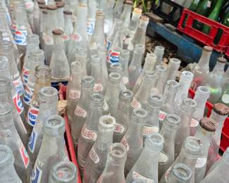 soda bottles