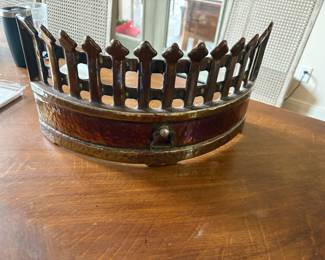 Vintage Lustre Fire Fender/Grate Guard