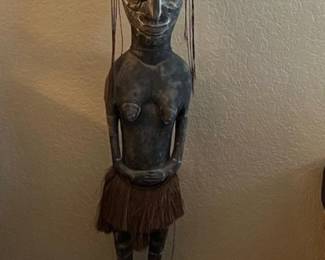 Papua New Guinea Carved Ancestral Tribal Figure Sculpture