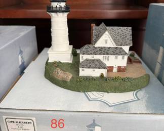 Harbour Lights Cape Elizabeth Lighthouse Miniature