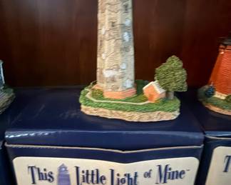 Harbour Lights "This Little Light of Mine" Bald Head Light (Old Baldy) Figurine