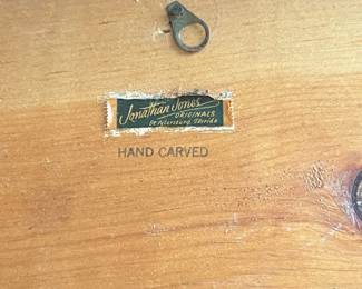 Jonathan Jones Originals Hand Carved Bird Plaques (Mockingbird, Ibis, Red-Headed Woodpecker)