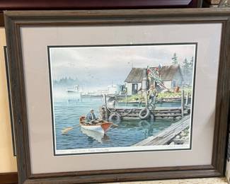 Charles Peterson "Gulls Rock: Foggy Wednesday" Limited Edition Print