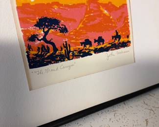 John Mosiman "Grand Canyon" Serigraph
