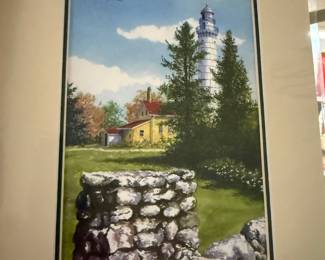 Cana Island Lighthouse Print by Ram Rojas