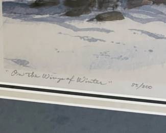 Jack R. Anderson "On The Wings of Winter" Limited Edition Print