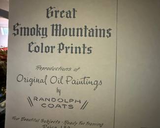 Deluxe Edition Great Smoky Mountains Color Prints by Randolph Coats