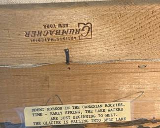 Mount Robson in the Canadian Rockies Painting