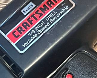 Craftsman 3/8 Inch Variable Speed Reversible Drill
