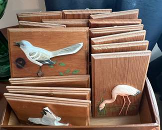 Jonathan Jones Originals Hand Carved Wooden Bird Plaques