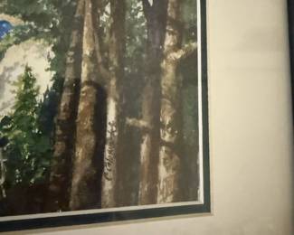 Charles Peterson Watercolor Landscape