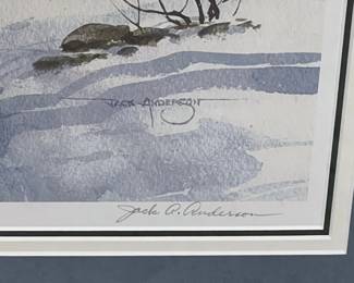 Jack R. Anderson "On The Wings of Winter" Limited Edition Print