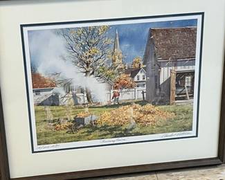 Charles Peterson "Burning Leaves" Limited Edition Print