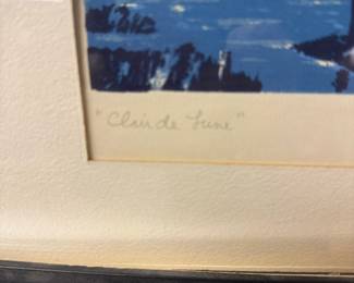 Clair de Lune Art Print