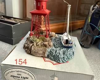 Harbour Lights Alpena Light Lighthouse Collectible Figurine