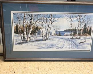 Jack R. Anderson "On The Wings of Winter" Limited Edition Print