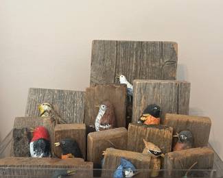 Doris Prenzler "Cardinal" Folk Art Bird Sculpture (11)