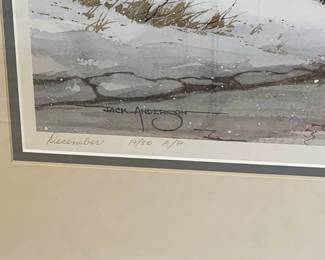 Jack Anderson "December" Limited Edition Print