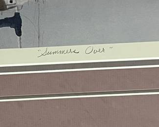 Summers Over" Limited Edition Print by Robert W. Luce