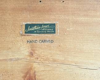 Jonathan Jones Originals Hand Carved Bird Plaques (Mockingbird, Ibis, Red-Headed Woodpecker)