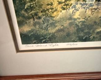 Fred Bridenhagen "Morning Light" Cana Island Signed Limited Edition Print