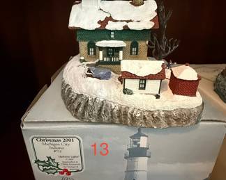 Harbour Lights Christmas 2001 Michigan City Indiana Lighthouse #712