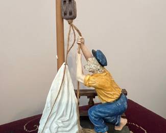 Oldsalts Collection 'Raising the Sail' Figurine