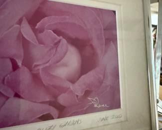 Framed Floral Photograph by Pence