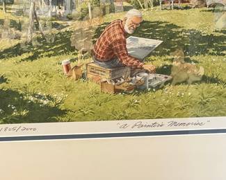 Charles Peterson "A Painter's Memories" Limited Edition Print