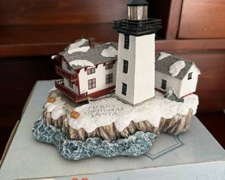 Harbour Lights Hospital Point Lighthouse Christmas Ornament 2007