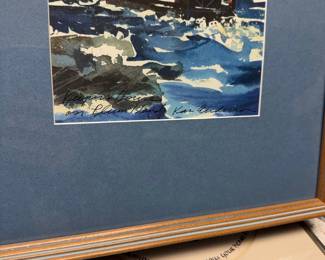 Watercolor Painting: Keeper's House on Plum Island by Ken Anderson