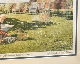 Charles Peterson "A Painter's Memories" Limited Edition Print