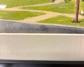 Charles Peterson "Old Village Hall 1927 - Lombard, Illinois" Print