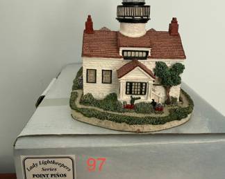 Harbour Lights Lady Lightkeepers Series Point Piños Lighthouse #170