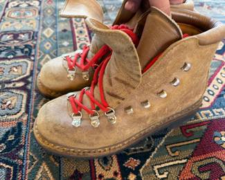 Vintage Fabiano extra mountaineering hiking boots suede leather