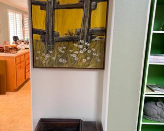 Painting  measures 41IN tall x 31 IN wide