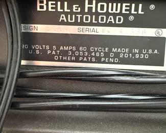 Vintage bell & Howell 356a auto load super 8 movie 8mm film projector 