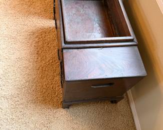 Antique Japanese  Meiji Era Hibachi Wooden Brazier 5 Drawer Tansu 23”